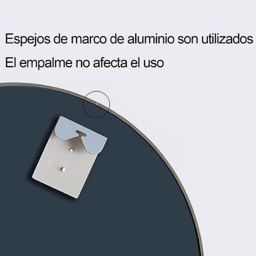 ESPEJO CIRCULAR DE PARED ELEGANTE REDONDO 80CM DE DIAMETRO - 4