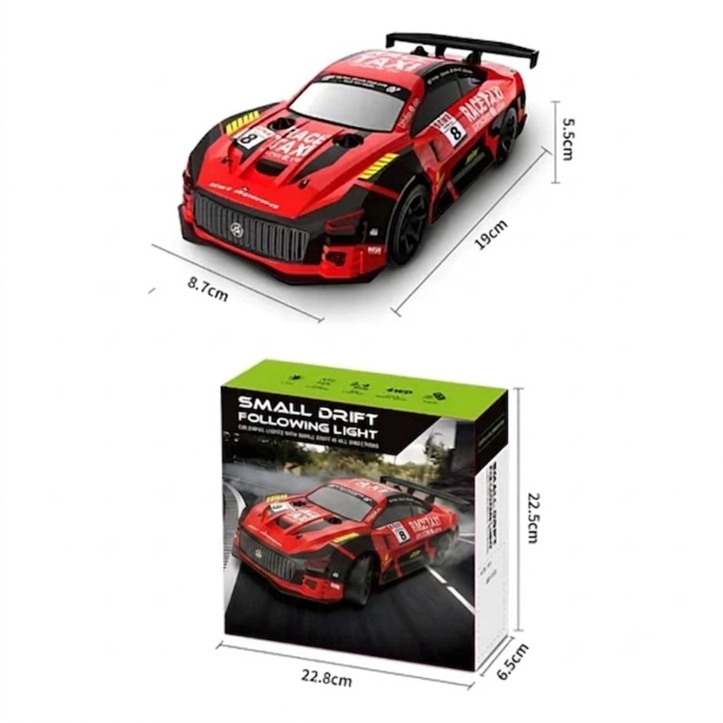 AUTO CONTROL REMOTO MINI DRIFT 4X4 CON REPUESTOS NEUMATICOS - 2