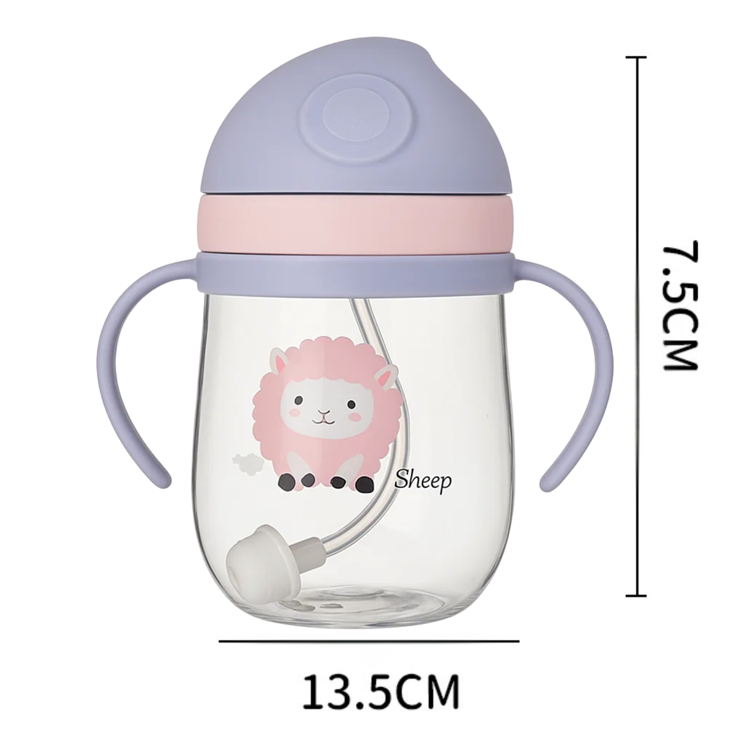 VASO ANTIDERRAME CON ASA BIBERON ENTRENADOR PARA BEBES 250ML - 2