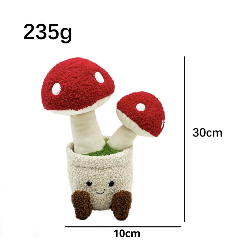 Hongo Kawaii  Planta 30 cm Tierno Ideal para Regalo - 4