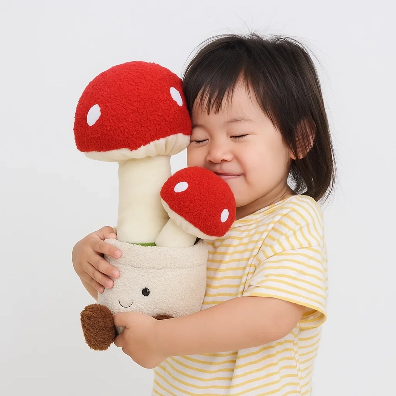 Hongo Kawaii  Planta 30 cm Tierno Ideal para Regalo - 6