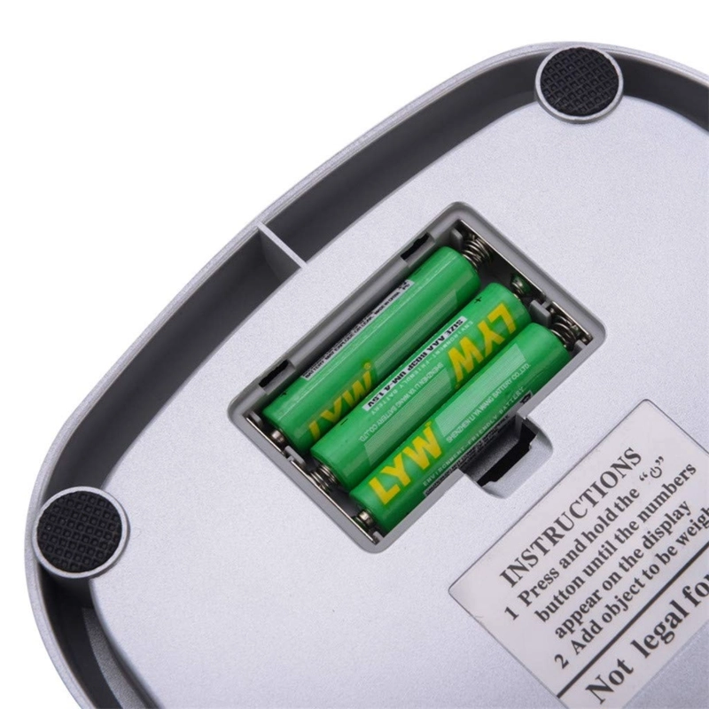 BALANZA GRAMERA PESA DIGITAL DE COCINA 10 KGS CON PILAS - 4