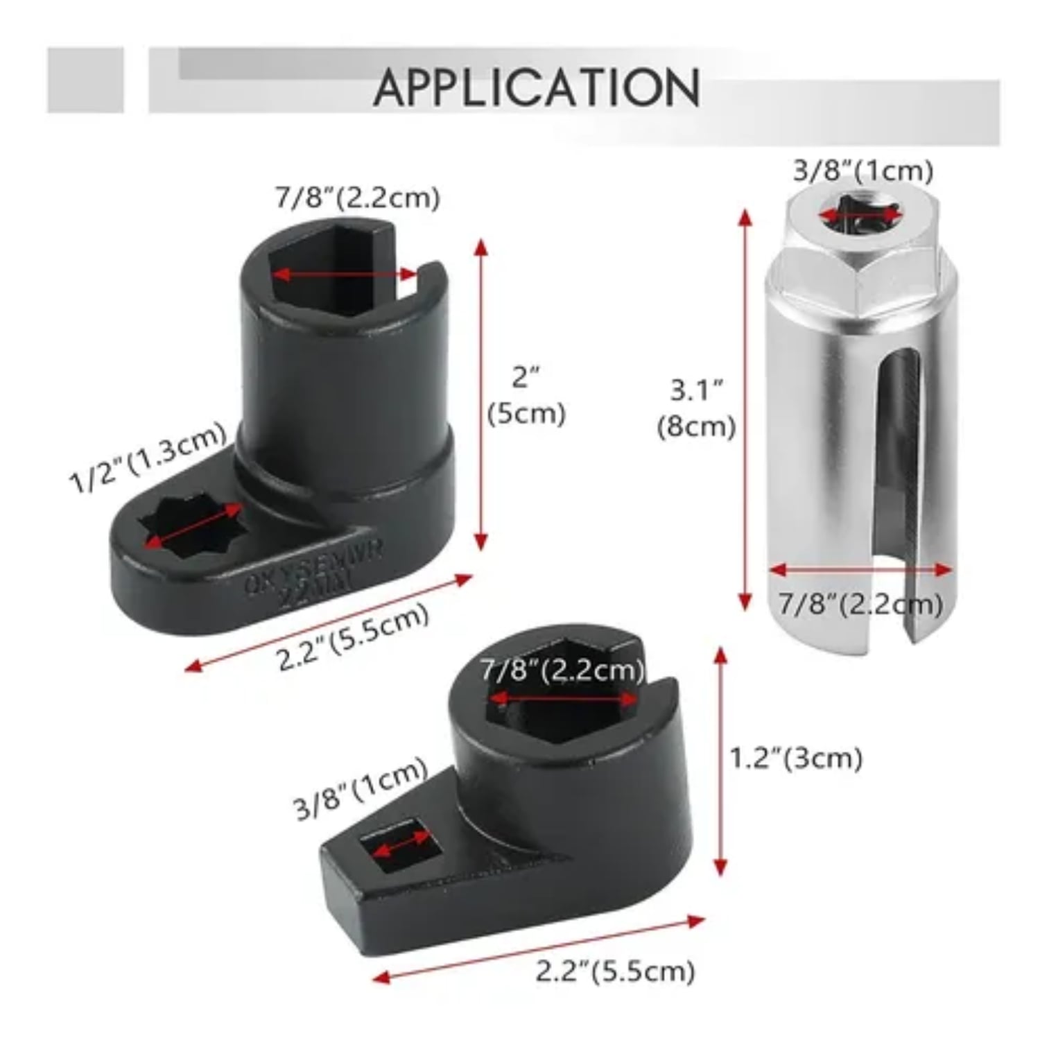 Kit Dados Sensor Extractor De Oxigeno 7/8 22mm Automotriz - 2