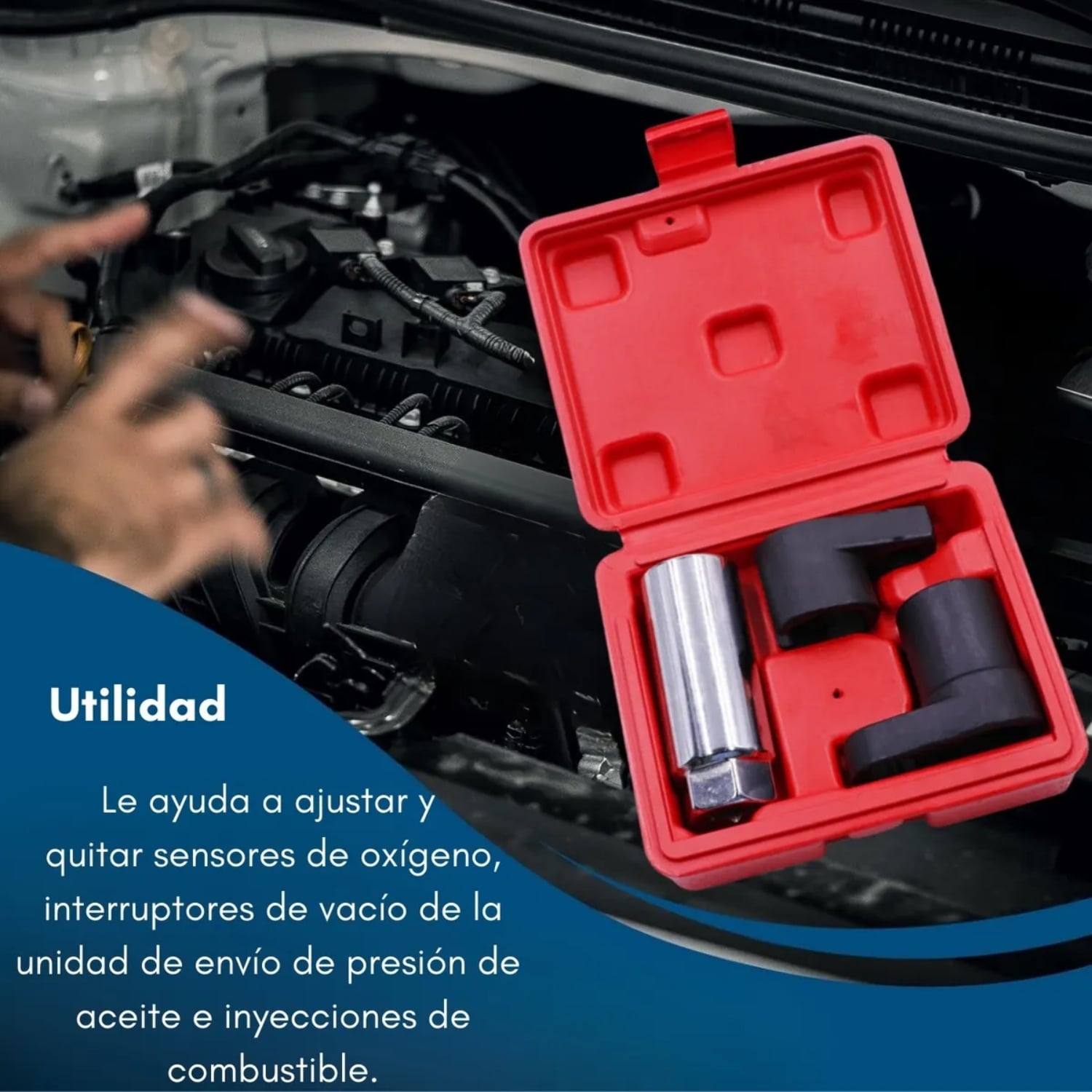 Kit Dados Sensor Extractor De Oxigeno 7/8 22mm Automotriz - 4
