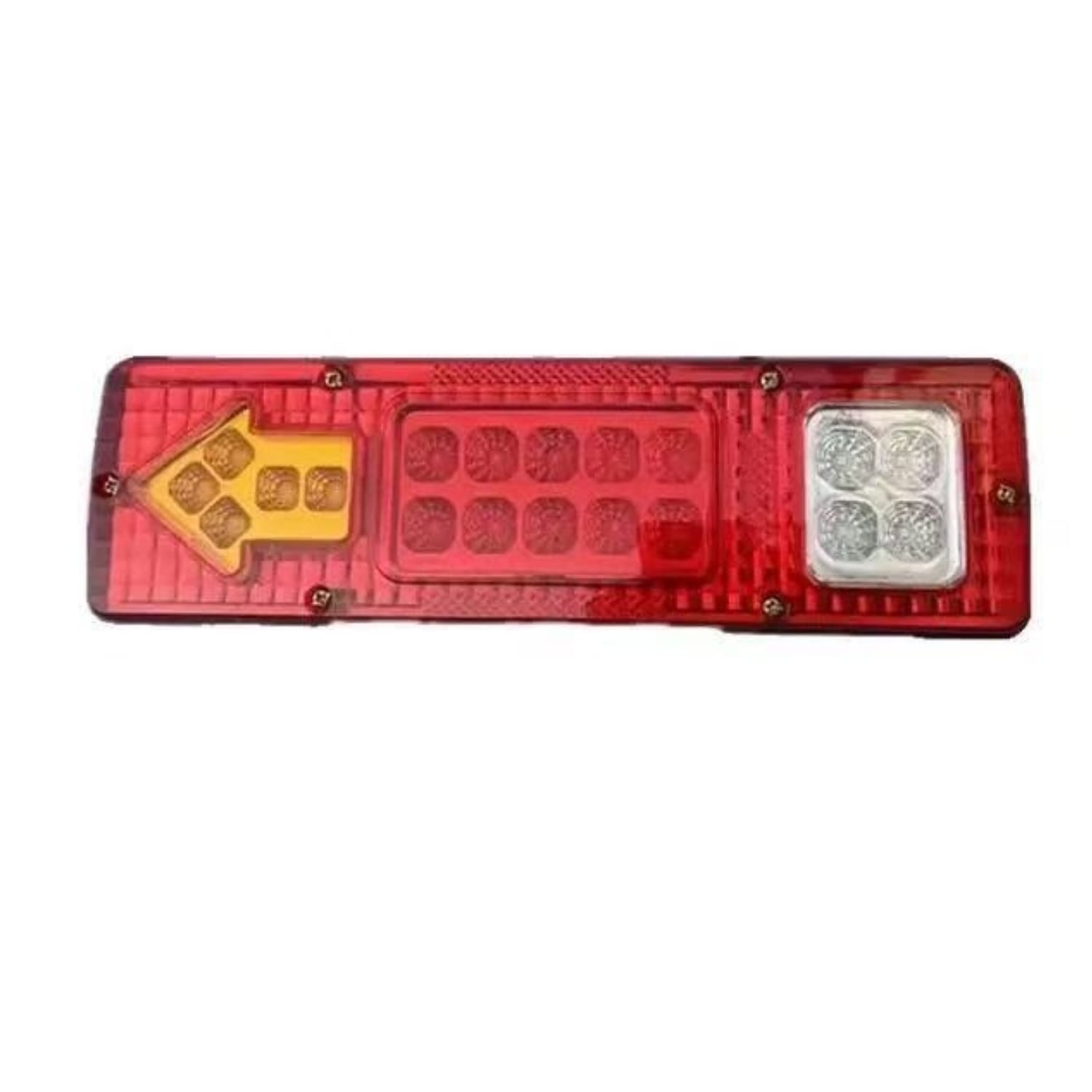 KIT 2 FOCOS LUZ LED TRASERA 12V PARA AUTOS CAMION UNIVERSAL - 1