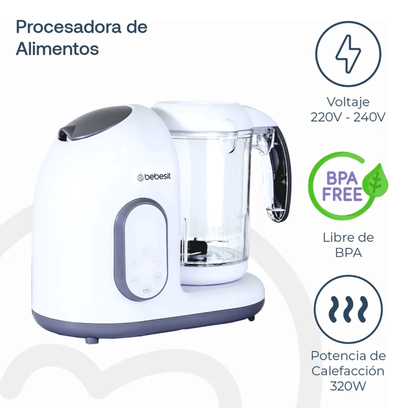 PICATODO LICUADORA DE ALIMENTOS MULTIFUNCIONAL DIGITAL 220V - 6