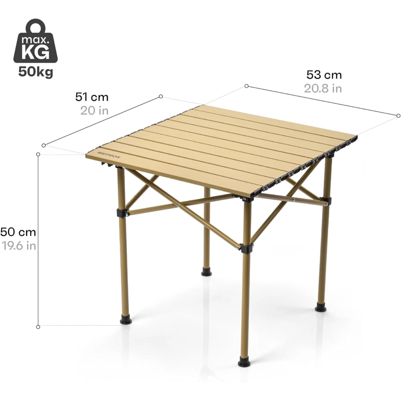 Set Mesa Y 2 Sillas Plegables Exterior Camping Portátil - 5