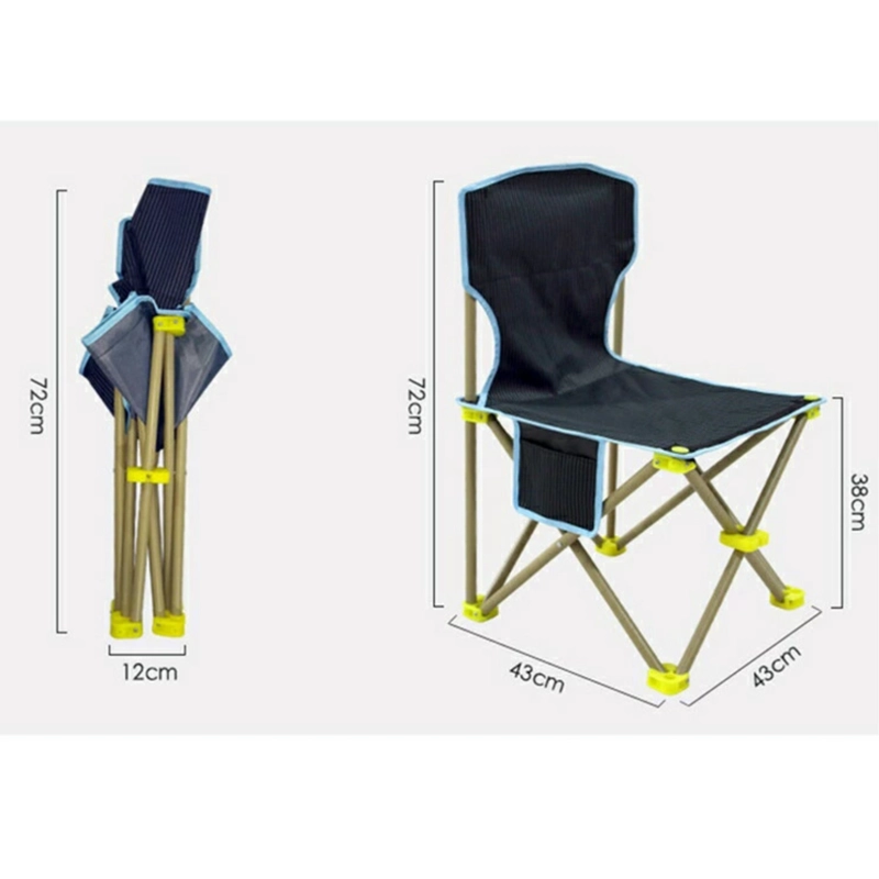 Set Mesa Y 2 Sillas Plegables Exterior Camping Portátil - 6