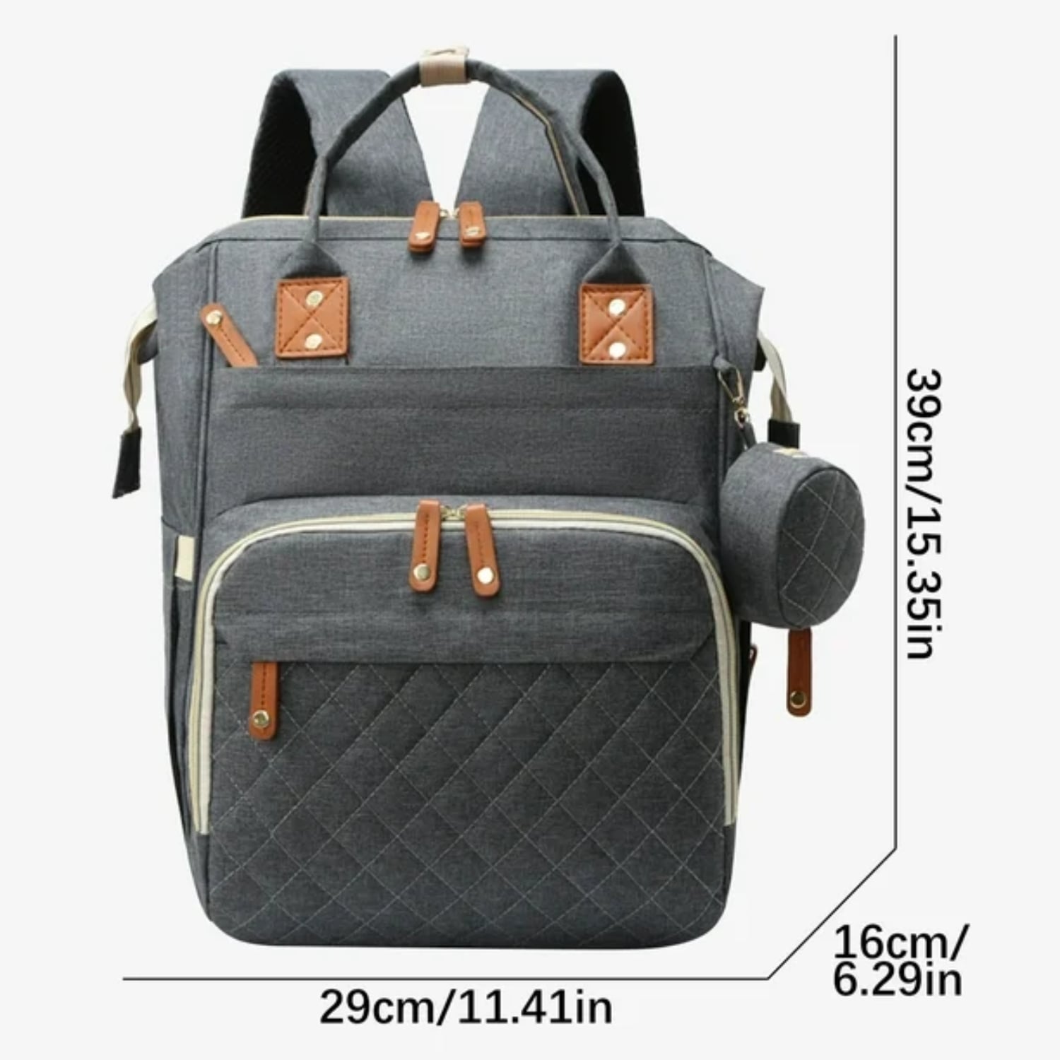 MOCHILA PAÑALERA BOLSO MATERNAL MUDADOR INFANTIL PARA BEBE - 2