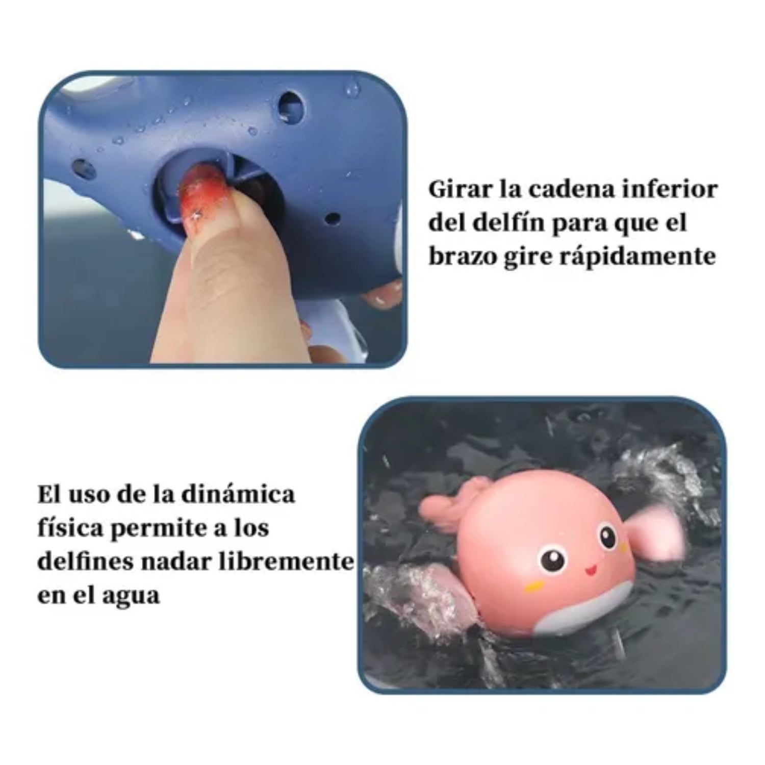 KIT 5 JUGUETES PARA BAÑO DUCHA BAÑERA PARA BEBE NIÑOS - 3