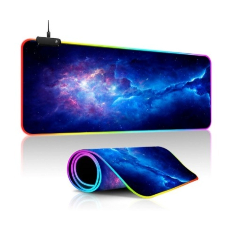 ALFOMBRILLA MOUSEPAD 40X89 CON LUZ LED RGB ANTIDESLIZANTE - 1