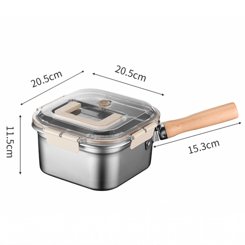 OLLA MULTIUSOS CACEROLA SARTEN PARA FREIR HERVIR CON PINZA - 2