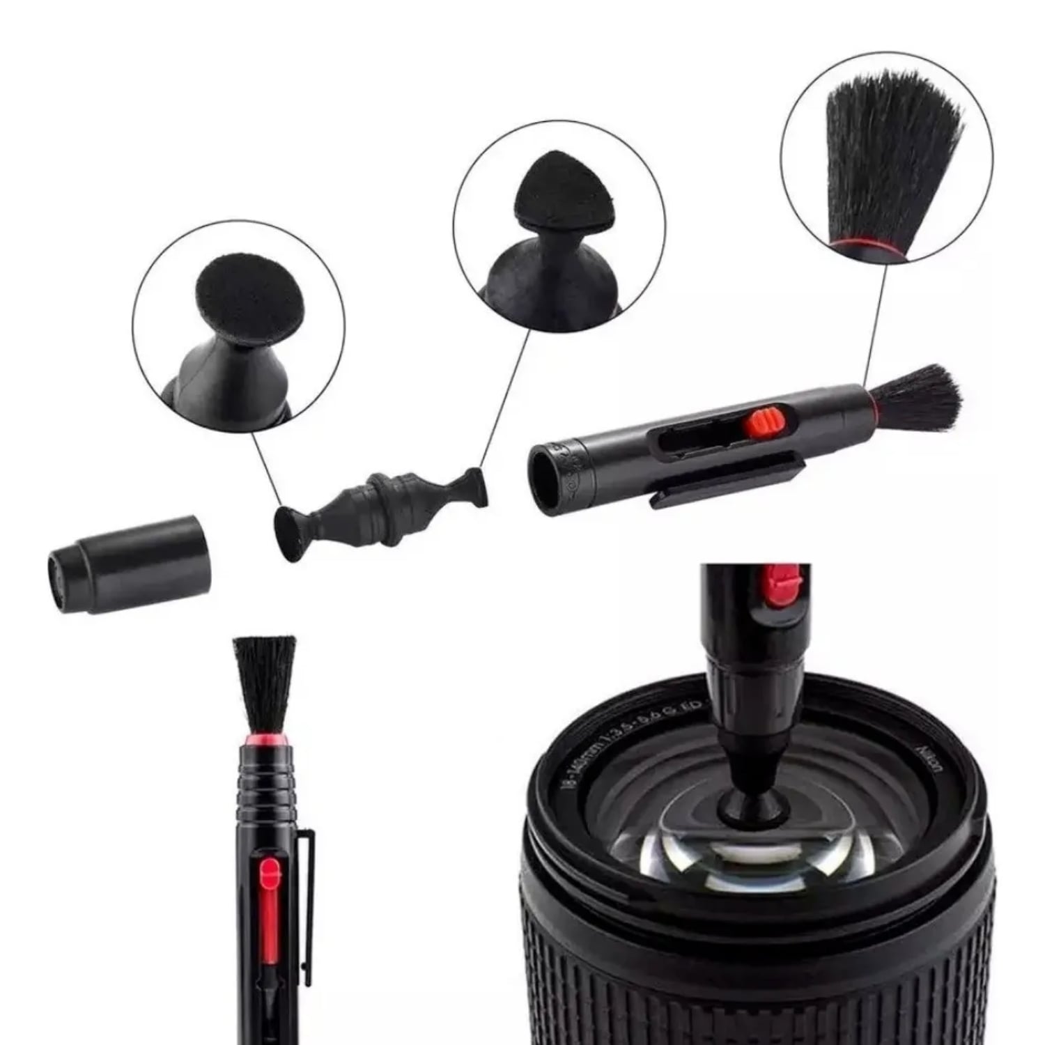 KIT DE LIMPIEZA PORTATIL CAMARAS FOTOGRAFICAS SENSOR LENTE - 3