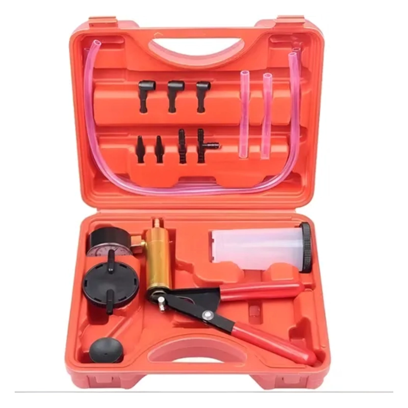 KIT BOMBA PURGADOR SANGRADOR DE FRENOS PRUEBA VACIO MANUAL - 3
