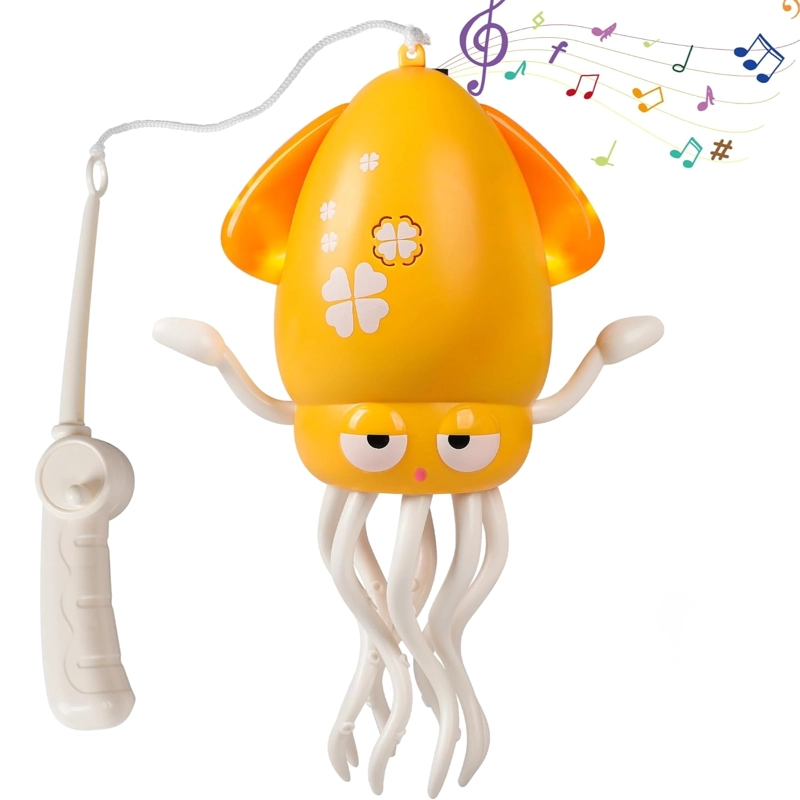 PULPO BAILARIN JUGUETE MAGICO ELECTRONICO CON LUCES - 1