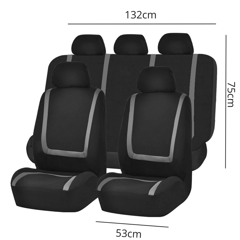 SET CUBRE ASIENTOS FUNDA PROTECTOR UNIVERSAL AUTO 9 PIEZAS - 2