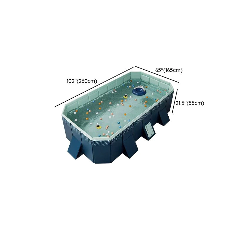 PISCINA INFANTIL 2.6 METROS ARMABLE PLEGABLE PARA EXTERIORES - 5