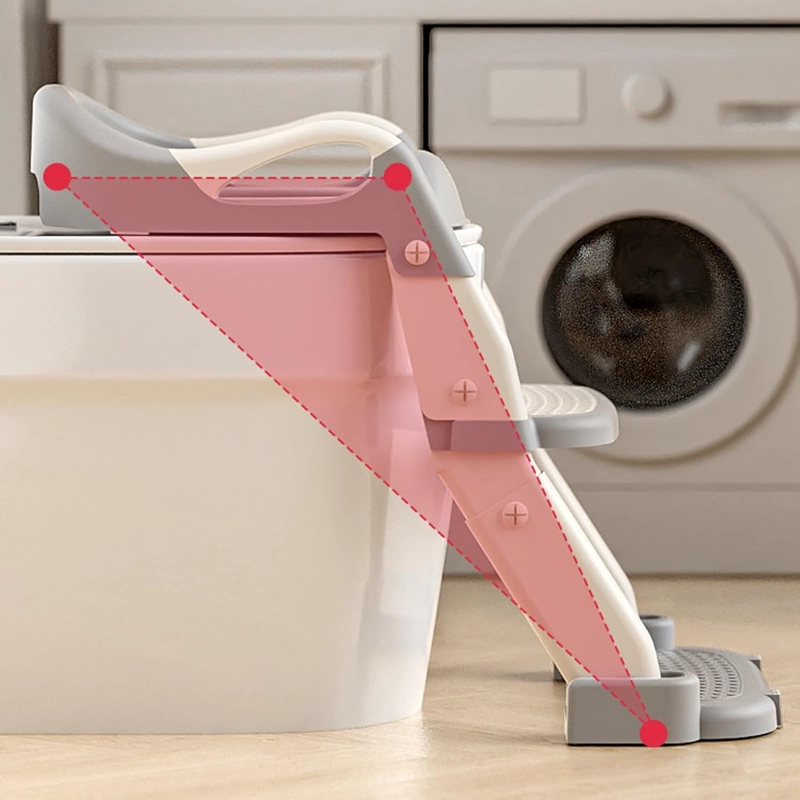 INODORO PORTATIL INFANTIL CON ESCALON ASISTENTE PARA BAÑO - 3