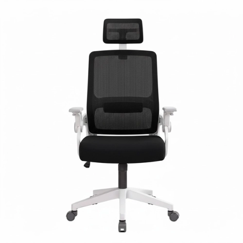 SILLA OFICINA CON CABECERO ERGONOMICO MALLA MESH HOME OFFICE - 2