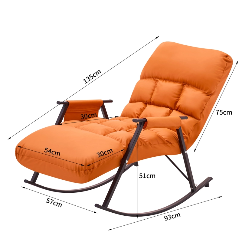SILLON MECEDORA COMODIDAD INTERIOR EXTERIOR RECLINABLE HOGAR - 2