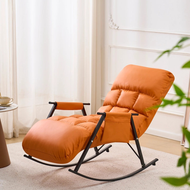 SILLON MECEDORA COMODIDAD INTERIOR EXTERIOR RECLINABLE HOGAR - 4