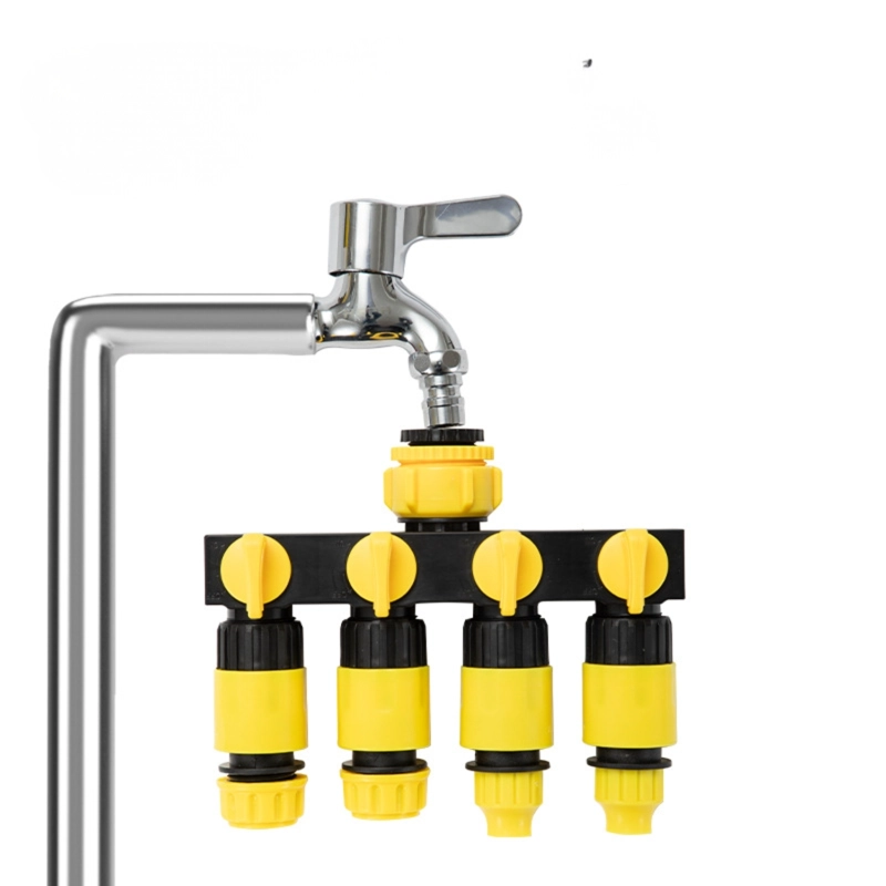 DIVISOR MANGUERA 4 SALIDAS ROSEFLOWER ADAPTADOR GRIFO RIEGO - 3