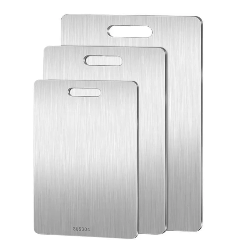 SET 3 TABLAS PARA CORTAR ACERO INOXIDABLE DOBLE CARA - 1