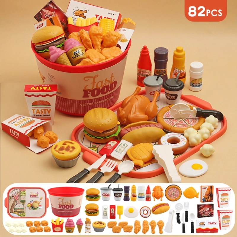 SET ALIMENTOS DE JUGUETE PARA NIÑOS JUEGO DE COCINA - 4
