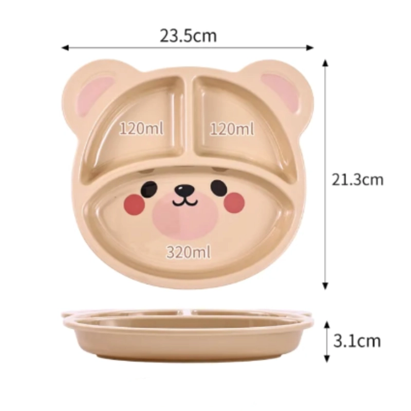 VAJILLA INFANTIL MELAMINA IDEAL PARA BEBE S Y NIÑOS - 2