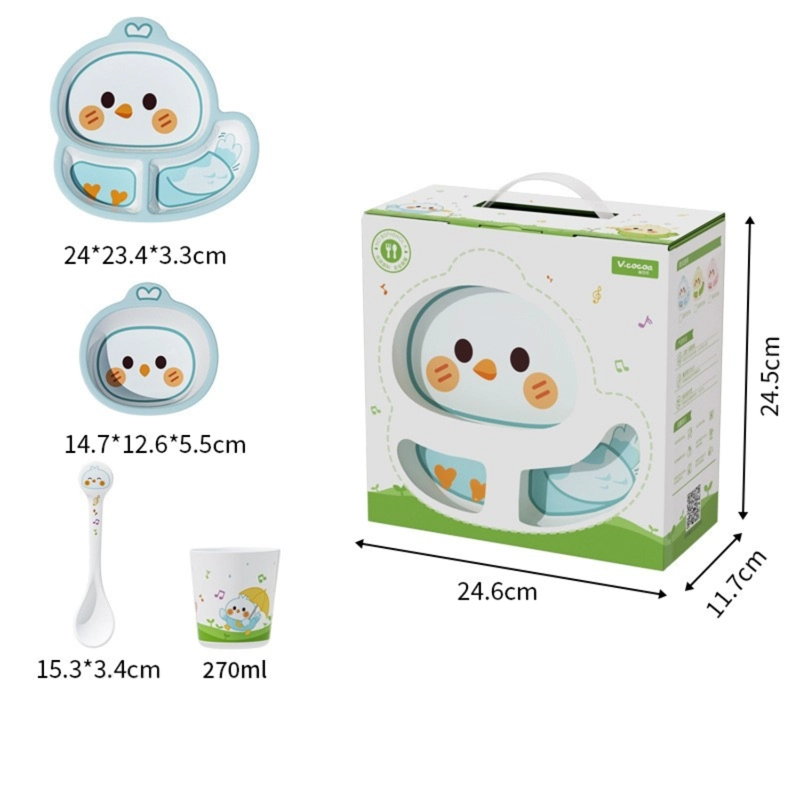 VAJILLA INFANTIL MELAMINA IDEAL PARA BEBE S Y NIÑOS - 2