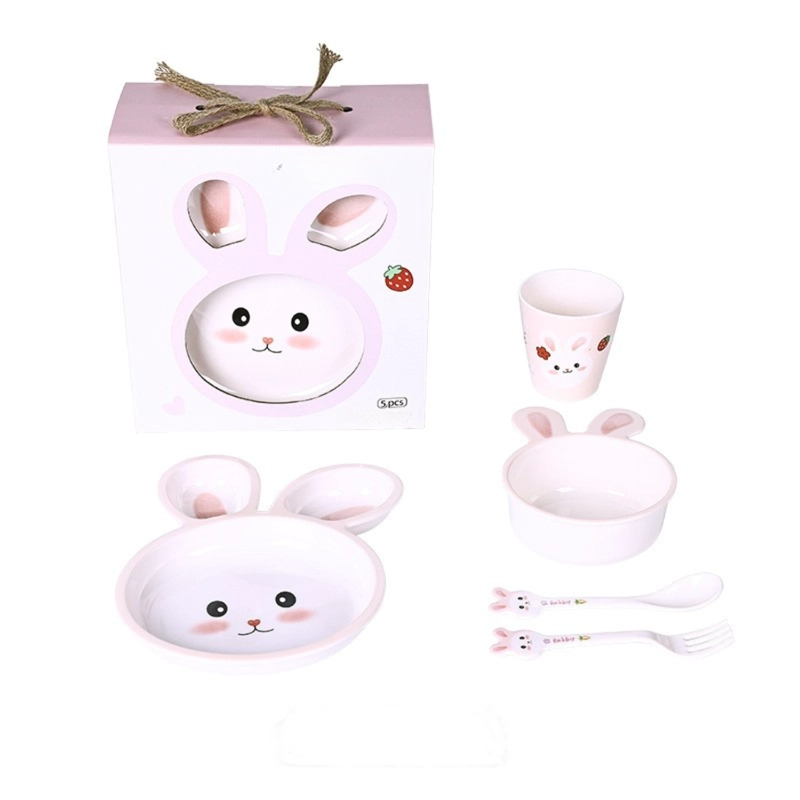 VAJILLA INFANTIL MELAMINA IDEAL PARA BEBE S Y NIÑOS - 2