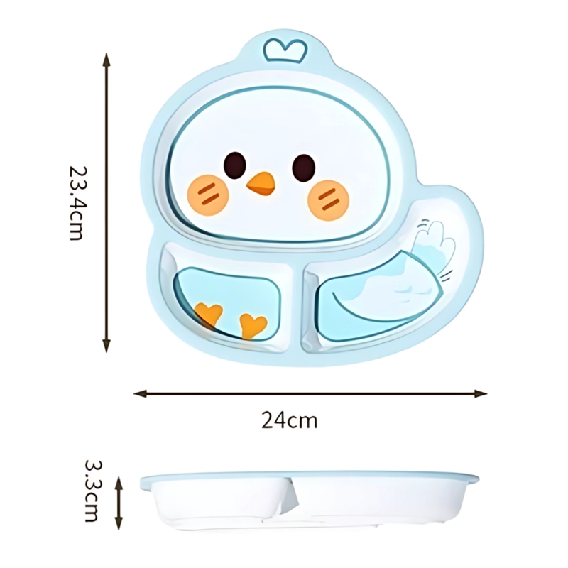 VAJILLA INFANTIL MELAMINA IDEAL PARA BEBE S Y NIÑOS - 3