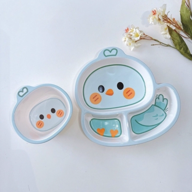 VAJILLA INFANTIL MELAMINA IDEAL PARA BEBE S Y NIÑOS - 4