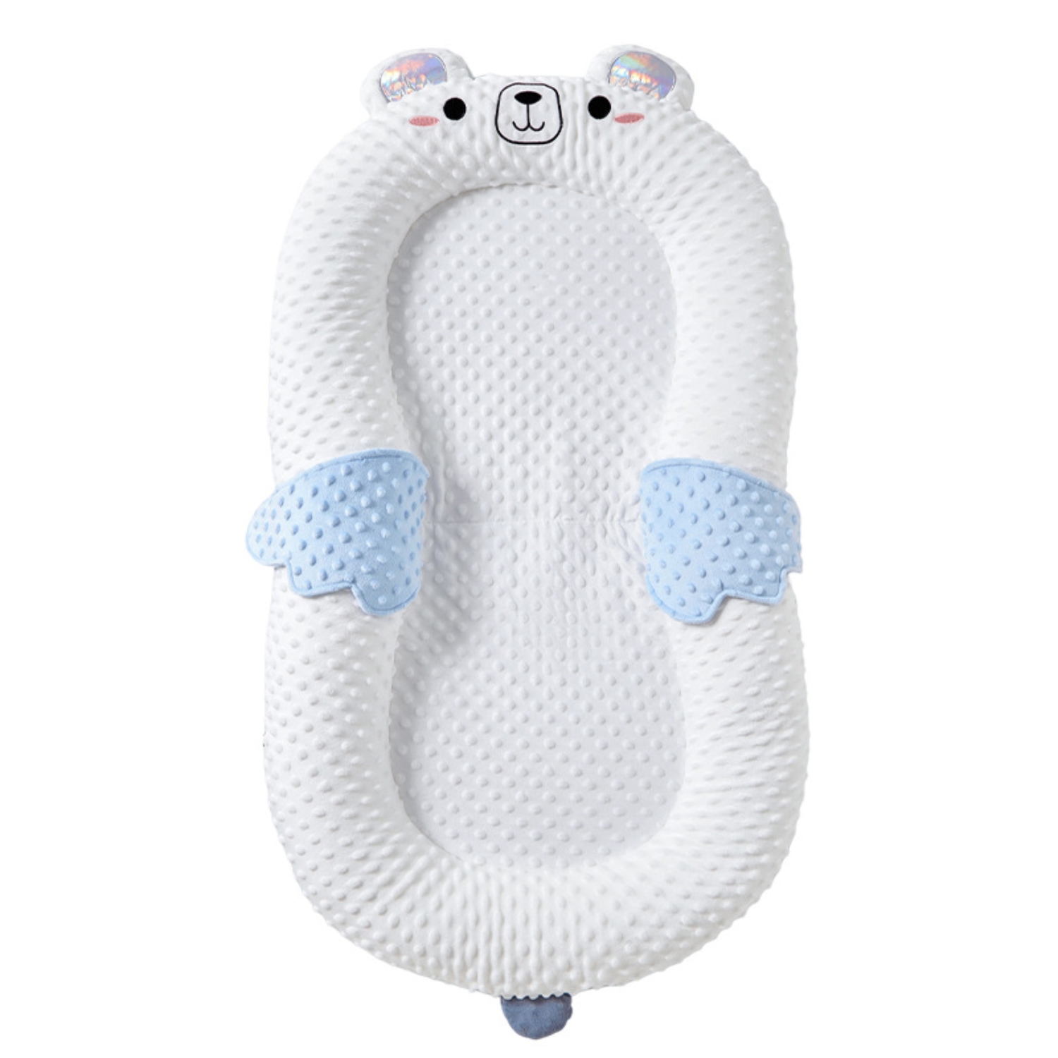 CUNA ALMOHADA PORTATIL PARA BEBE  DISEÑO ERGONOMICO - 1