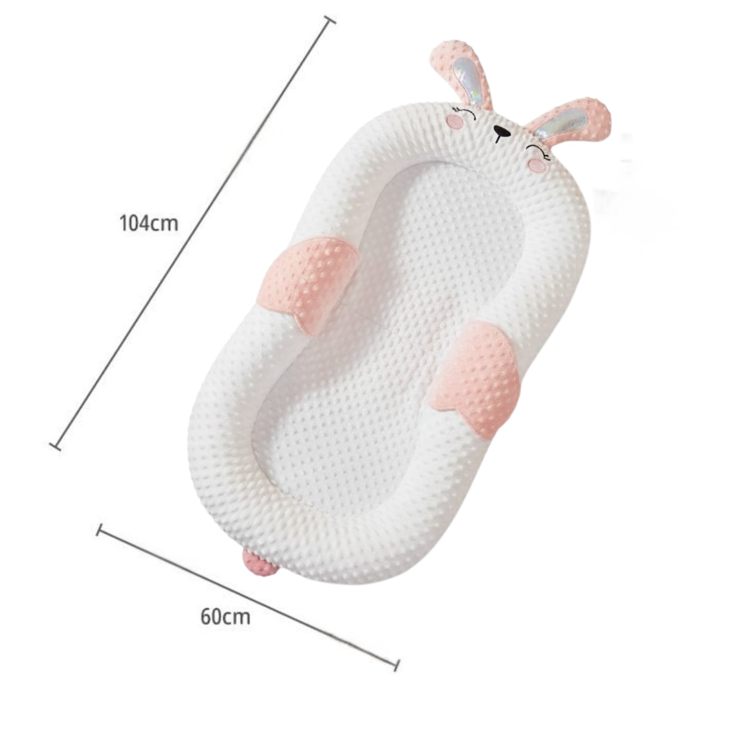 CUNA ALMOHADA PORTATIL PARA BEBE  DISEÑO ERGONOMICO - 2