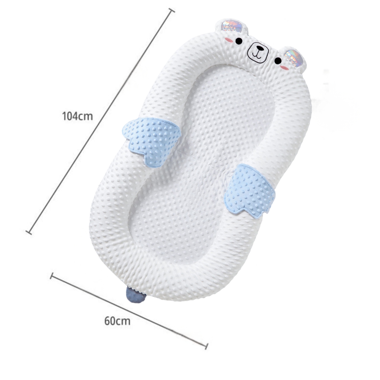 CUNA ALMOHADA PORTATIL PARA BEBE  DISEÑO ERGONOMICO - 2