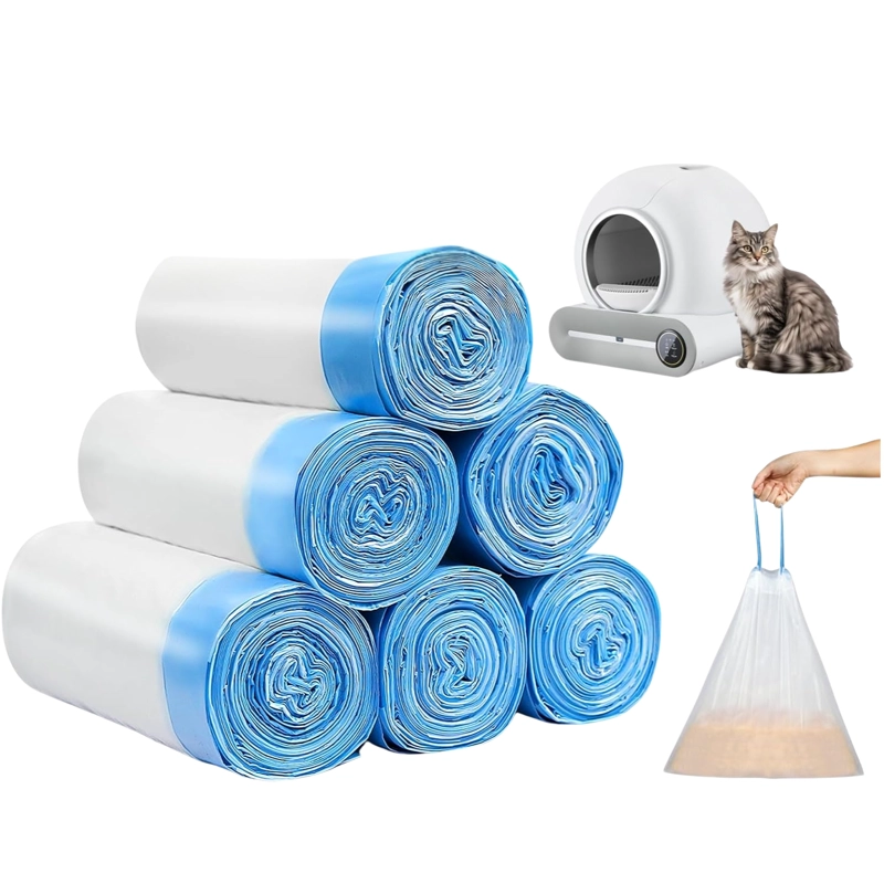 Bolsas Para Arenero Automático De Gatos 6 Rollos De 90ud - 1