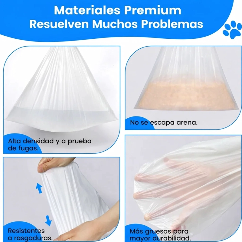 Bolsas Para Arenero Automático De Gatos 6 Rollos De 90ud - 4