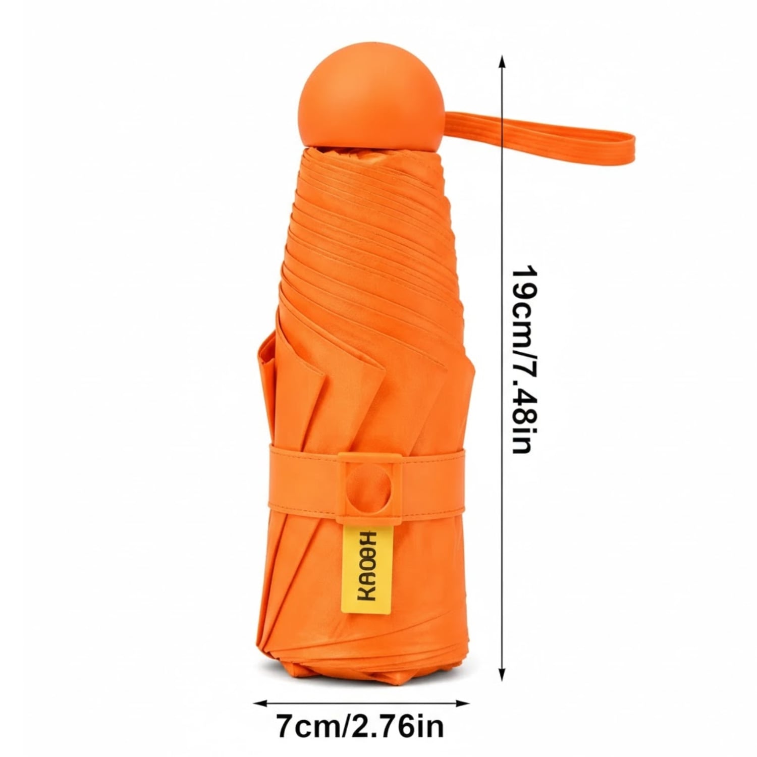 PARAGUAS PLEGABLE CAPSULA 8 VARILLAS UV RESISTENTE LIGERO - 2