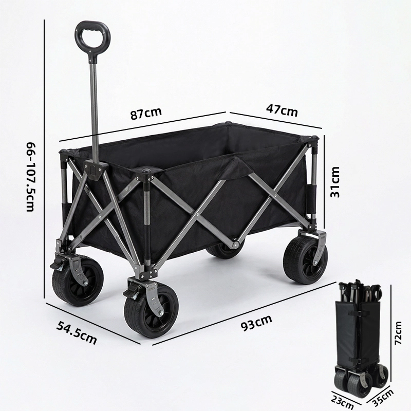 CARRO DE CARGA PLEGABLE TODO TERRENO PARA CAMPING Y PLAYA - 2