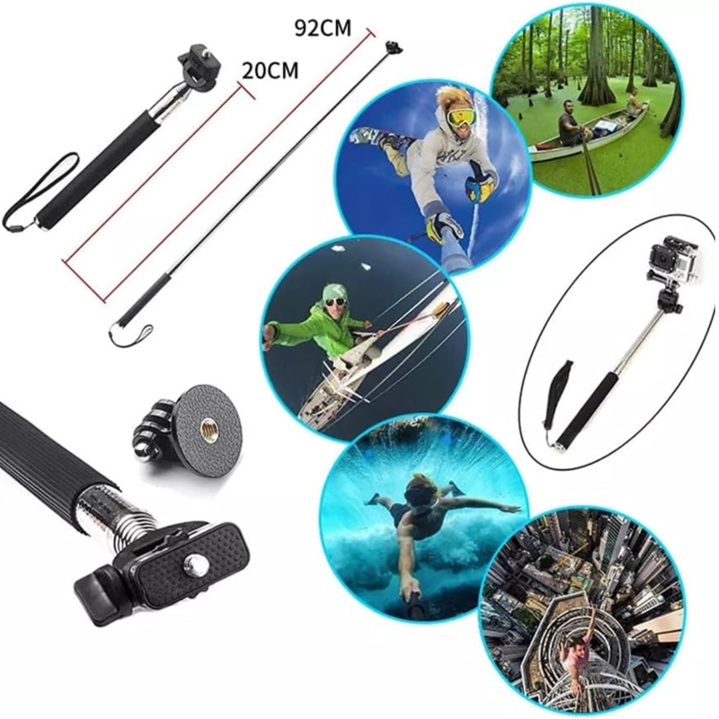 KIT 84 EN 1 ACCESORIOS PARA CAMARAS DEPORTIVAS CON MALETA - 5