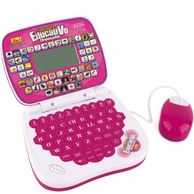 COMPUTADOR DIDACTICO JUGUETE INFANTIL INTERACTIVO PARA NIÑOS - 1