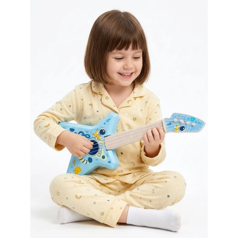 MINI GUITARRA DE JUGUETE MUSICAL DIDACTICA - 1
