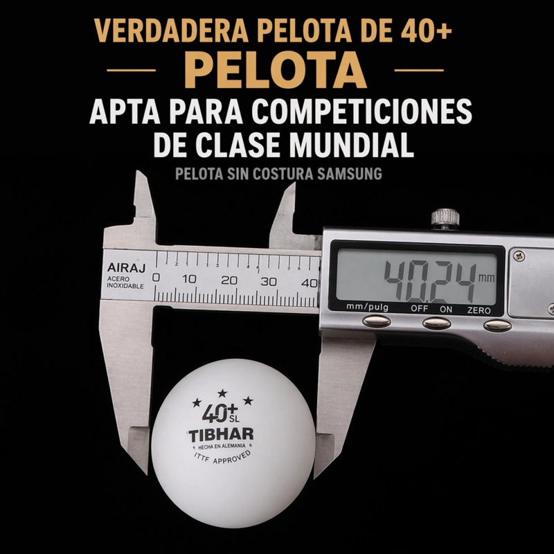 PACK 6 PELOTAS DE PINGPONG DE MESA REBOTE PROFESIONAL - 4