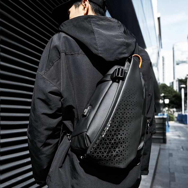 MOCHILA CRUZADA MULTIUSO BOLSO DE HOMBRO CON USB - 3