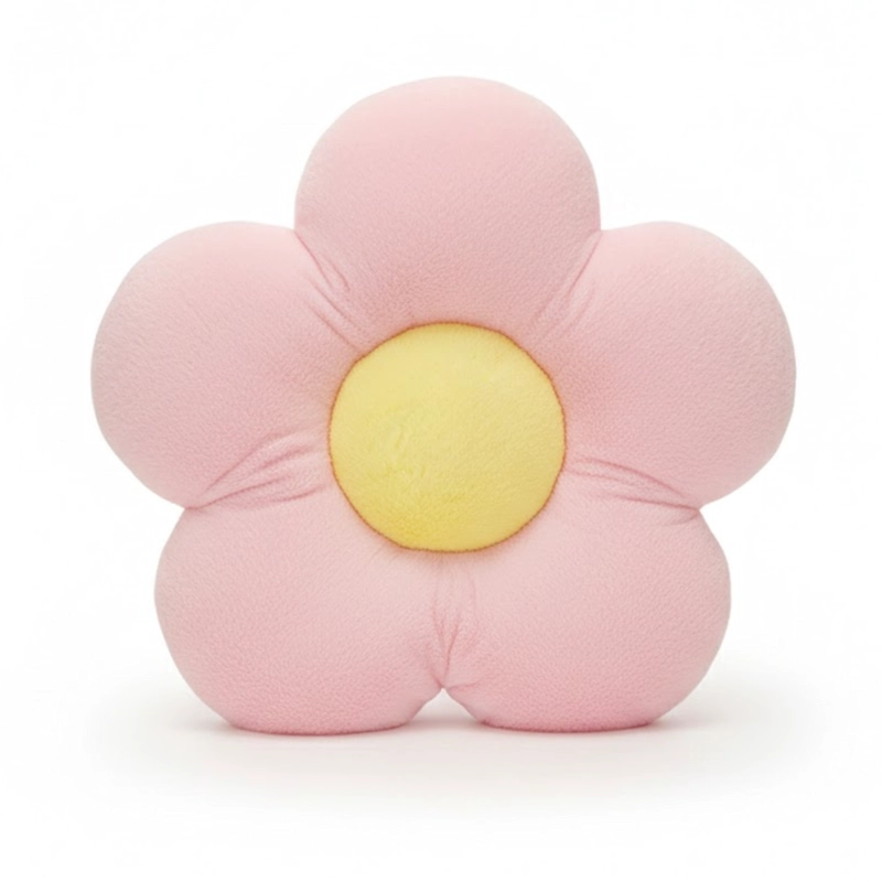 COJIN DE SUELO DISEÑO FLOR DE FELPA SUAVE Y ESTE TICO - 1