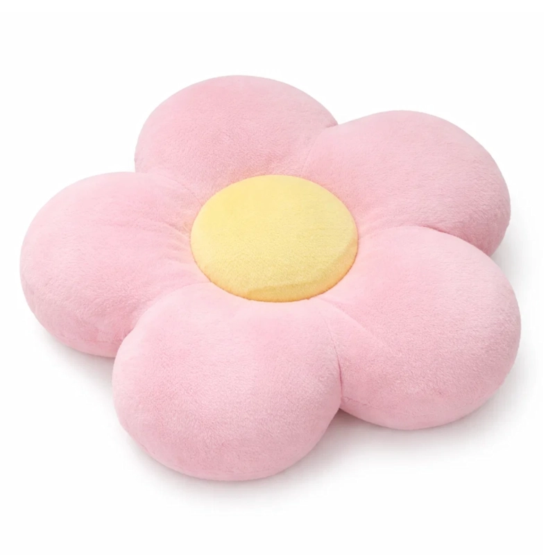 COJIN DE SUELO DISEÑO FLOR DE FELPA SUAVE Y ESTE TICO - 2