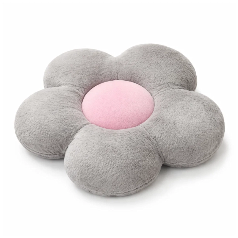 COJIN DE SUELO DISEÑO FLOR DE FELPA SUAVE Y ESTE TICO - 2