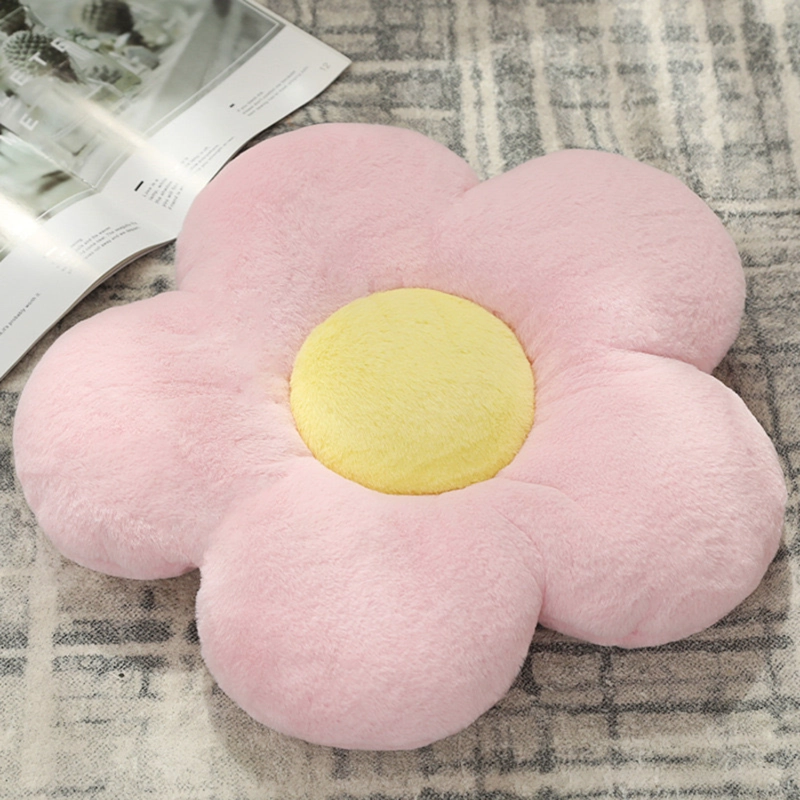 COJIN DE SUELO DISEÑO FLOR DE FELPA SUAVE Y ESTE TICO - 4
