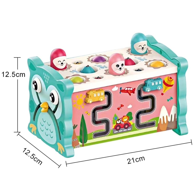 JUGUETE MONTESSORI BUHO: XILOFONO Y PESCA MAGNE TICA BEBE - 3